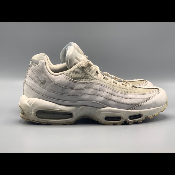 air max 95 white silver
